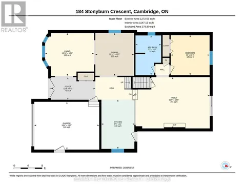 184 Stonyburn Crescent Cambridge ON N1R 7X8