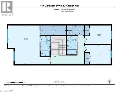 163 Dunnigan Drive Kitchener ON N2B 0B1