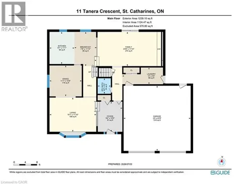 11 Tanera Crescent St. Catharines ON L2M 7J7