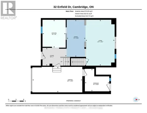 32 Enfield Drive Cambridge ON N1P 1A5