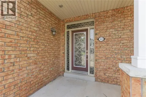 103 Swift Crescent Cambridge ON N1P 1J8