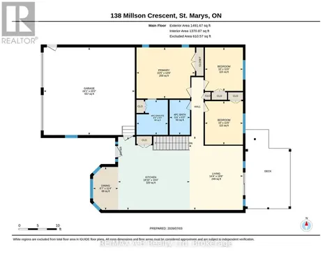 138 Millson Crescent St. Marys ON N4X 1E3