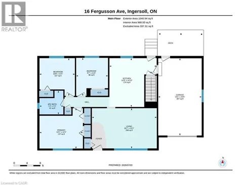 16 Fergusson Avenue Ingersoll ON N5C 1E4