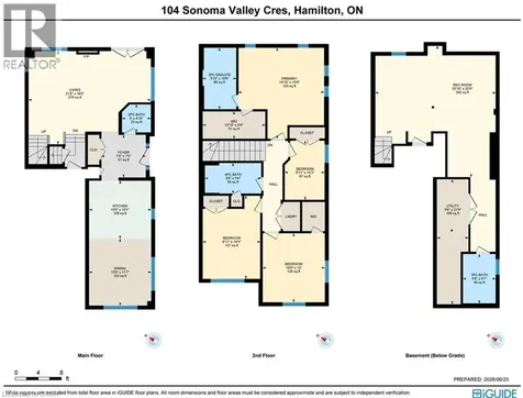 104 Sonoma Valley Crescent Hamilton ON L9B 0J3
