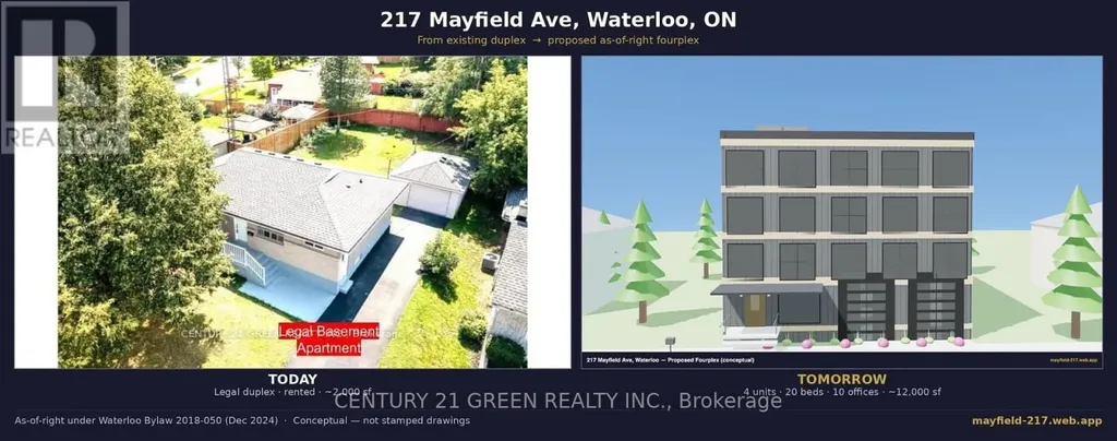 217 Mayfield Avenue Waterloo ON N2J 3S6