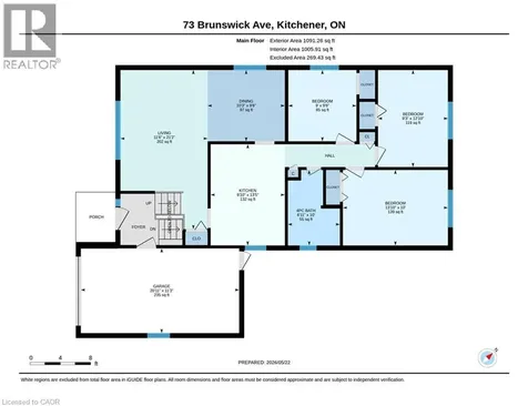 73 Brunswick Avenue Kitchener ON N2H 4E7