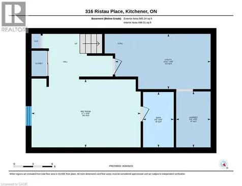 316 Ristau Place Kitchener ON N2E 3B2