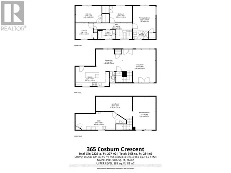 365 Cosburn Crescent Burlington (shoreacres) ON L7L 2W5