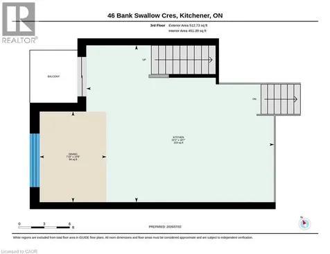 46 Bank Swallow Crescent Kitchener ON N2P 0J7