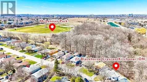 22 Blackhorne Crescent Kitchener ON N2E 1T1