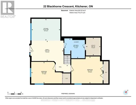 22 Blackhorne Crescent Kitchener ON N2E 1T1