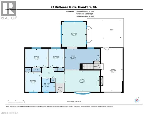 60 Driftwood Drive Brantford ON N3R 3K4