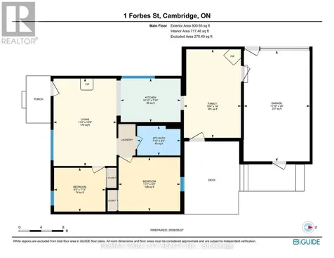 1 Forbes Street Cambridge ON N3C 2E1