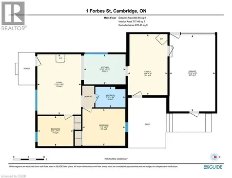 1 Forbes Street Cambridge ON N3C 2E1