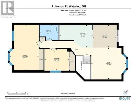 171 Herron Place Waterloo ON N2T 1H2