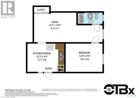 9 Mill Street West Halton Hills (ac Acton) ON L7J 1G3
