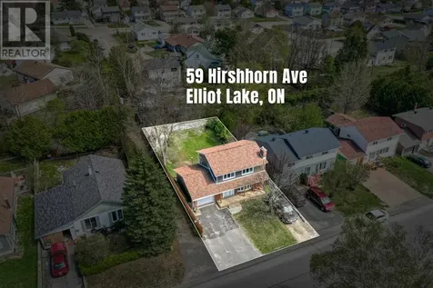 59 Hirshhorn Avenue Elliot Lake ON P5A 1P3