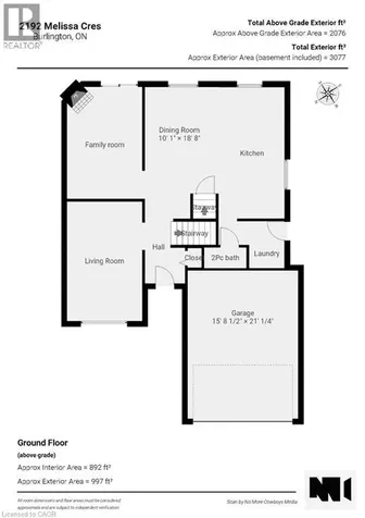 2192 Melissa Crescent Burlington ON L7P 4J7