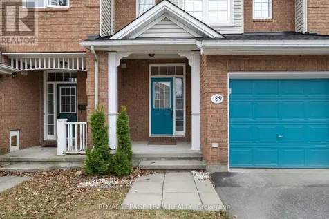 189 Gray Crescent Ottawa ON K2K 3L8