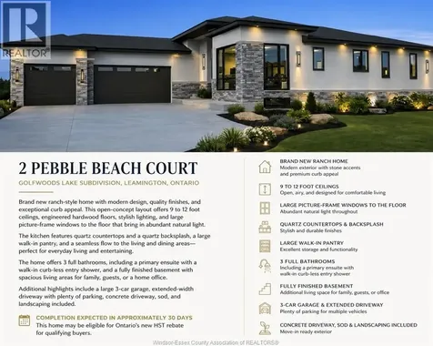 2 Pebble Beach Court Leamington ON N8H 0G1