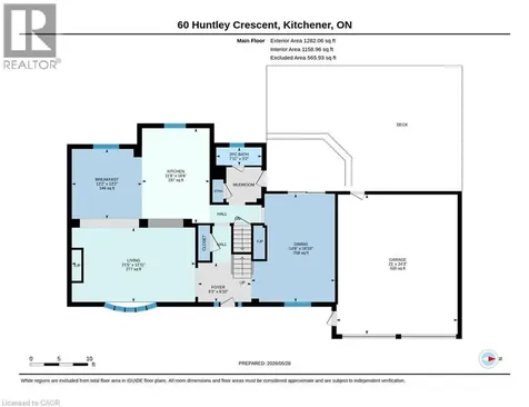60 Huntley Crescent Kitchener ON N2M 2R3