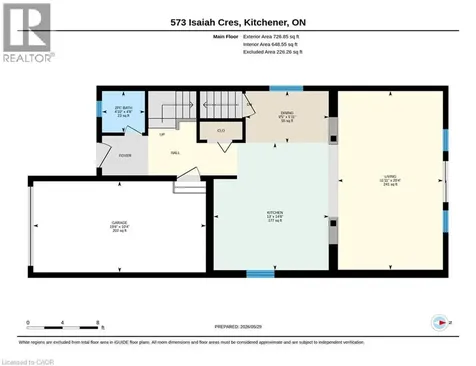 573 Isaiah Crescent Kitchener ON N2E 0E6