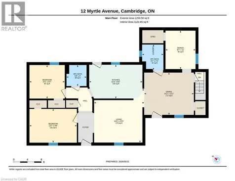 12 Myrtle Avenue Cambridge ON N1S 2R9