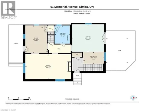 61 Memorial Avenue Elmira ON N2B 2R9