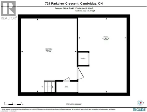 724 Parkview Crescent Cambridge ON N3H 4X9