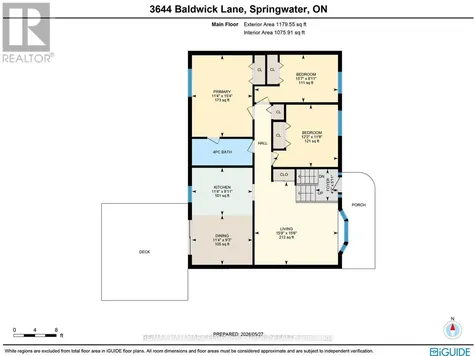3644 Baldwick Lane Springwater ON L0M 1T0
