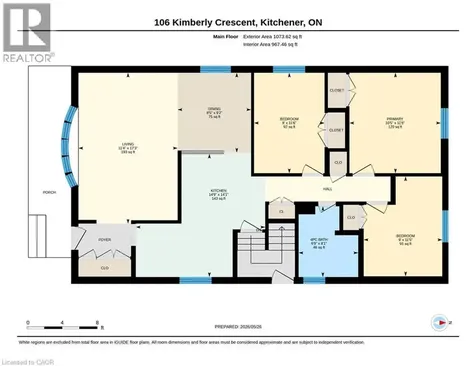 106 Kimberly Crescent Kitchener ON N2E 1C9