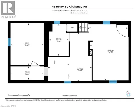 43 Henry Street Kitchener ON N2G 1P4