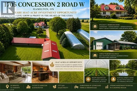 1705 2nd Concession Road Hamilton ON L0R 1T0