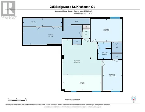 285 Sedgewood Street Kitchener ON N2P 0G6