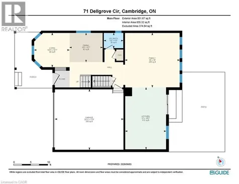 71 Dellgrove Circle Cambridge ON N1T 2J9