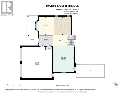 19 Oriole Lane St. Thomas ON N5R 6K8
