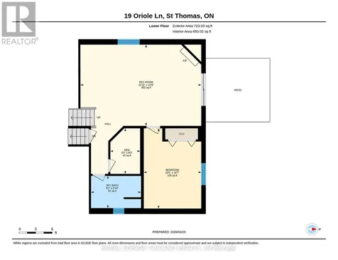 19 Oriole Lane St. Thomas ON N5R 6K8