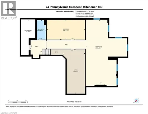 74 Pennsylvania Crescent Kitchener ON N2P 2S6