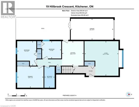 19 Hillbrook Crescent Kitchener ON N2N 1J4