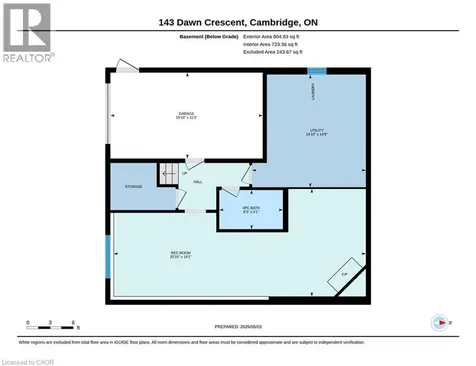 143 Dawn Crescent Cambridge ON N3C 3X3