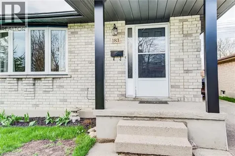 183 Dinison Crescent Kitchener ON N2E 2S6
