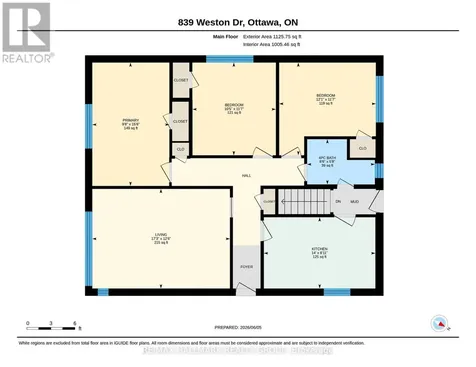 839 Weston Drive Ottawa ON K1G 1W5