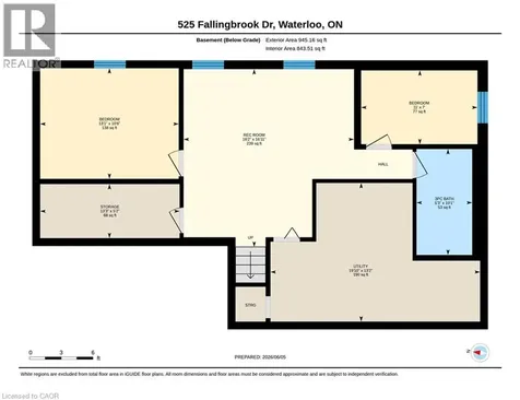 525 Fallingbrook Drive Waterloo ON N2L 4N2