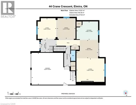 44 Crane Crescent Elmira ON N3B 3M3