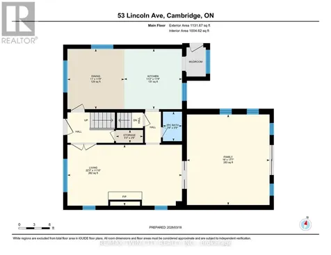 53 Lincoln Avenue Cambridge ON N1R 4W6