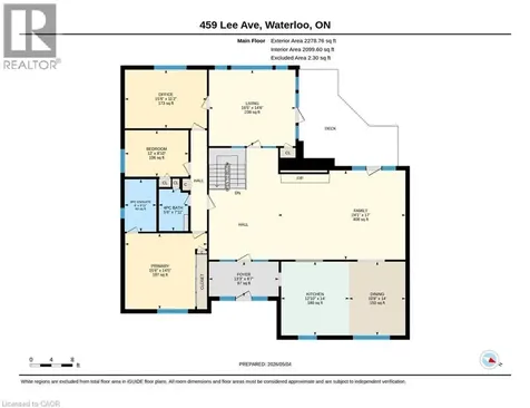 459 Lee Avenue Waterloo ON N2K 1Y1
