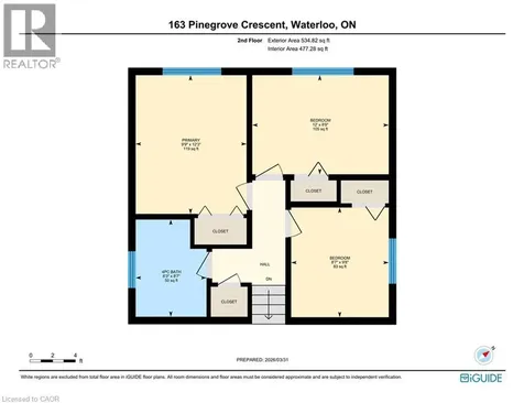 163 Pinegrove Crescent Waterloo ON N2L 4T9