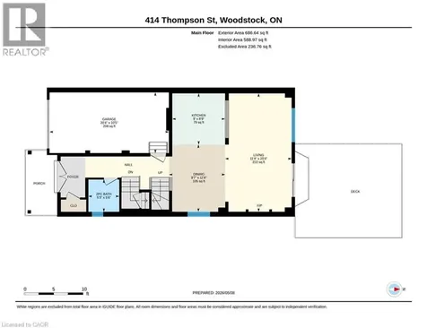 414 Thompson Street Woodstock ON N4T 0G7