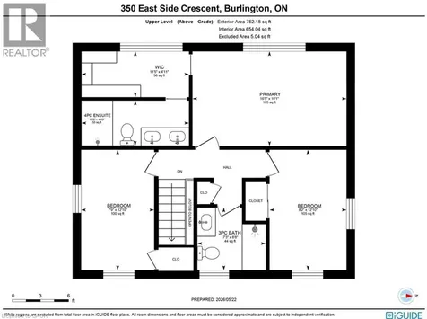 350 East Side Crescent Burlington ON L7R 3G9