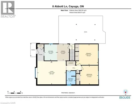 8 Abbott Lane Cayuga ON N0A 1E0
